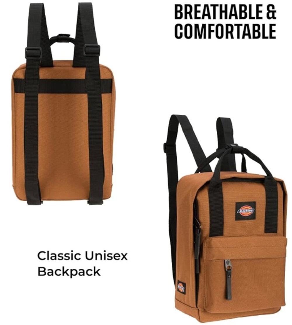Dickies Brooklyn Mini Backpack Brown Duck Unisex Small Backpack Purse NWOT